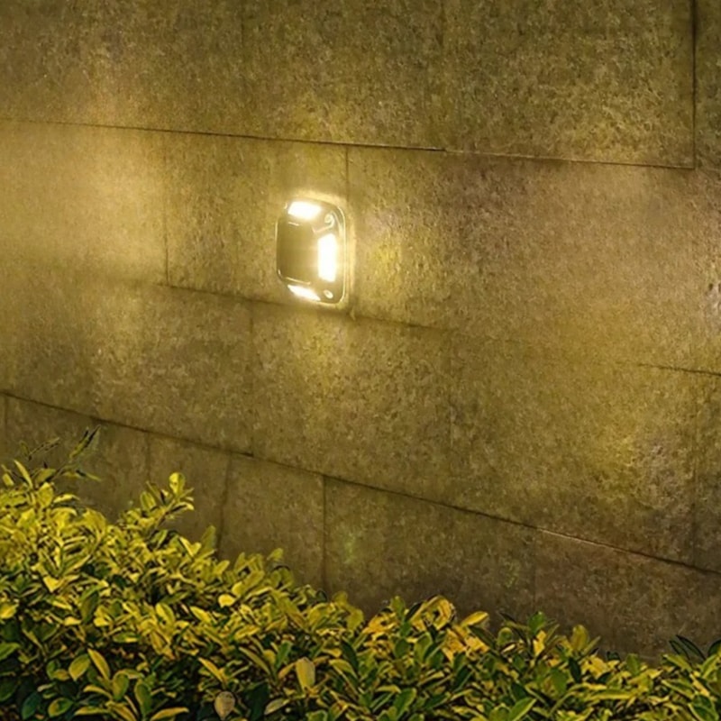 Solar Garden Lights Waterproof LED Outdoor Ground Lights for Courtyards & Driveways