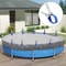 Stainless Steel Pool Cover Clips with Blue Handles Heavy Duty Windproof Spring Clips for Secure Pool Covers