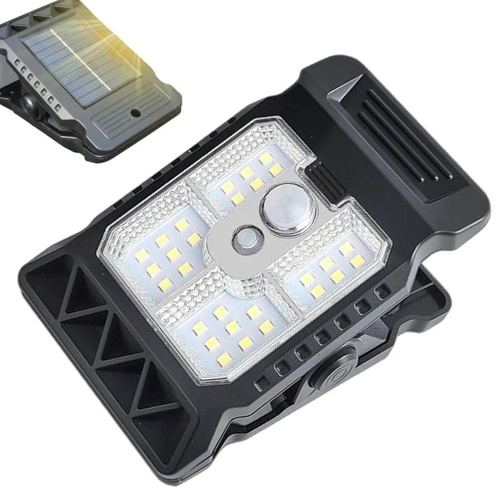 Clipon Waterproof Solar LED Lights With Motion Sensor For Outdoor Use Portable Lighting For Garage 1