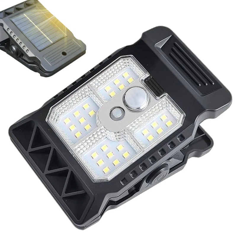 Clipon Waterproof Solar LED Lights With Motion Sensor For Outdoor Use Portable Lighting For Garage 1