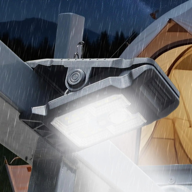 Clipon Waterproof Solar LED Lights With Motion Sensor For Outdoor Use Portable Lighting For Garage 4