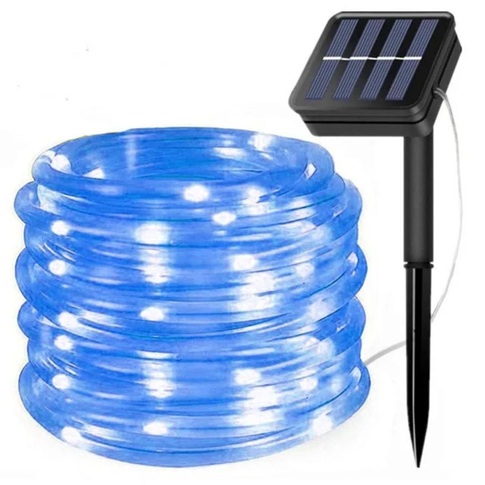 Solar Rope Light For Outdoors Waterproof LED Fairy Lights For Garden Yard Pathway And Christmas Dec 6