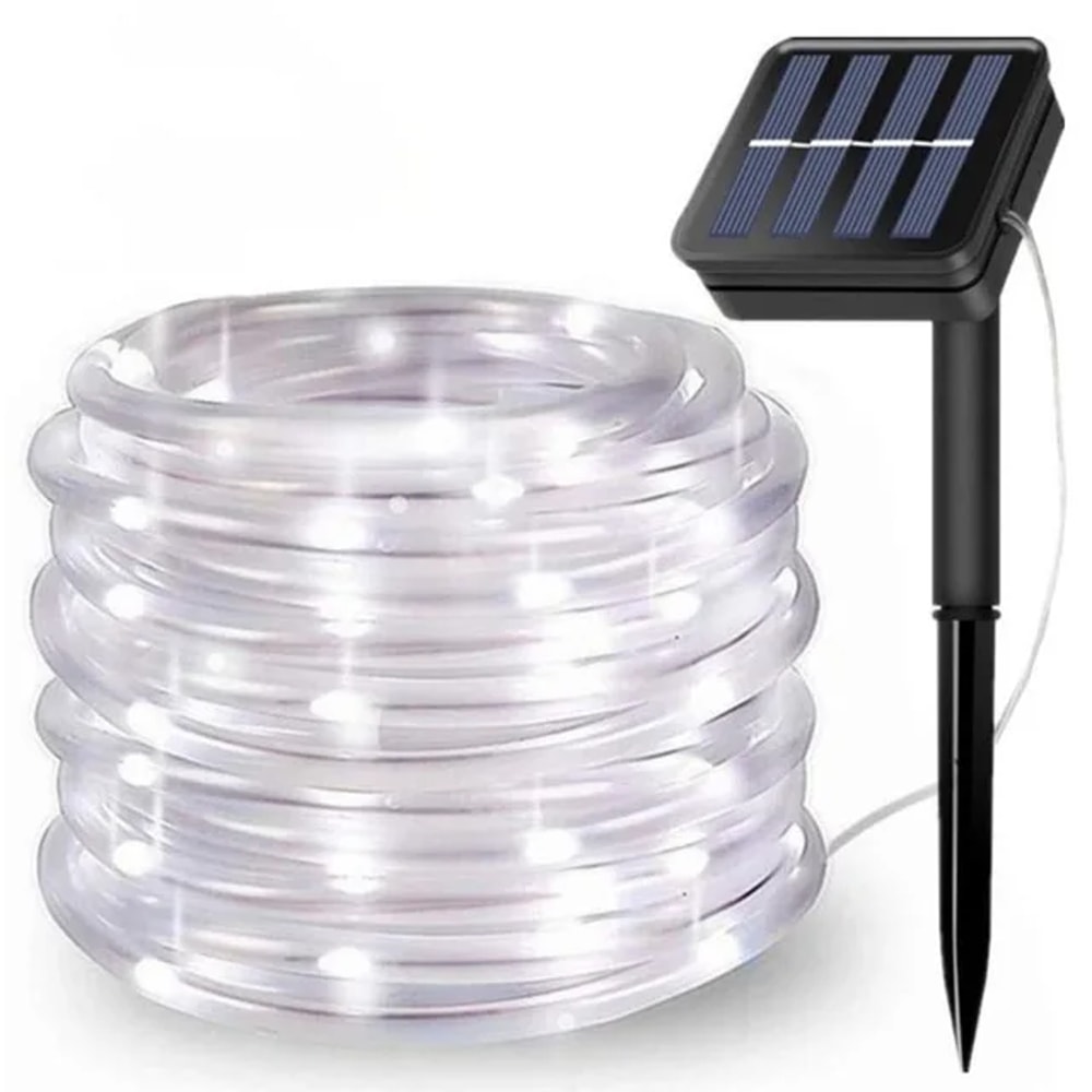 Solar Rope Light For Outdoors Waterproof LED Fairy Lights For Garden Yard Pathway And Christmas Dec 7