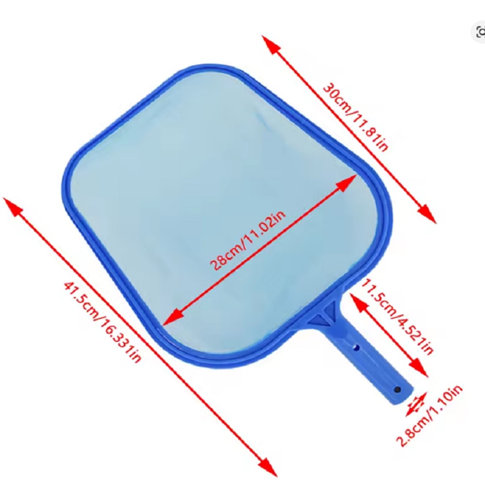 Leaf Rake Mesh Frame Net Skimmer Cleaner Swimming Pool Spa Tool for Fast and Easy Debris Removal