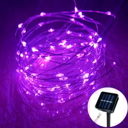 led solar fairy string lights waterproof outdoor garden lights for patio, yard & christmas decor