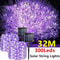 LED Solar Fairy String Lights Waterproof Outdoor Garden Lights for Patio, Yard & Christmas Decor