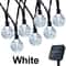 Solar Crystal Fairy Lights Outdoor Waterproof Patio String Lights For Garden Party Decor 6
