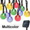 Solar Crystal Fairy Lights Outdoor Waterproof Patio String Lights For Garden Party Decor 8