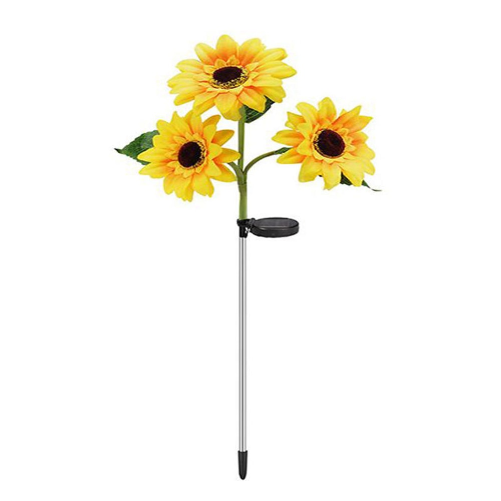 Outdoor Solar Sunflower LED Garden Lights Waterproof Smart Yard Decor For Weddings Holidays 6
