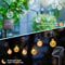 Solar String Lights LED Crystal Globe Outdoor Waterproof with Lighting Modes Perfect for Garden.