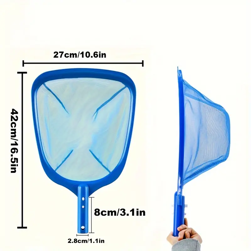 Fine Mesh Pool Skimmer Net UltraFine Mesh For Efficient Debris Removal Perfect Leaf Skimmer 3