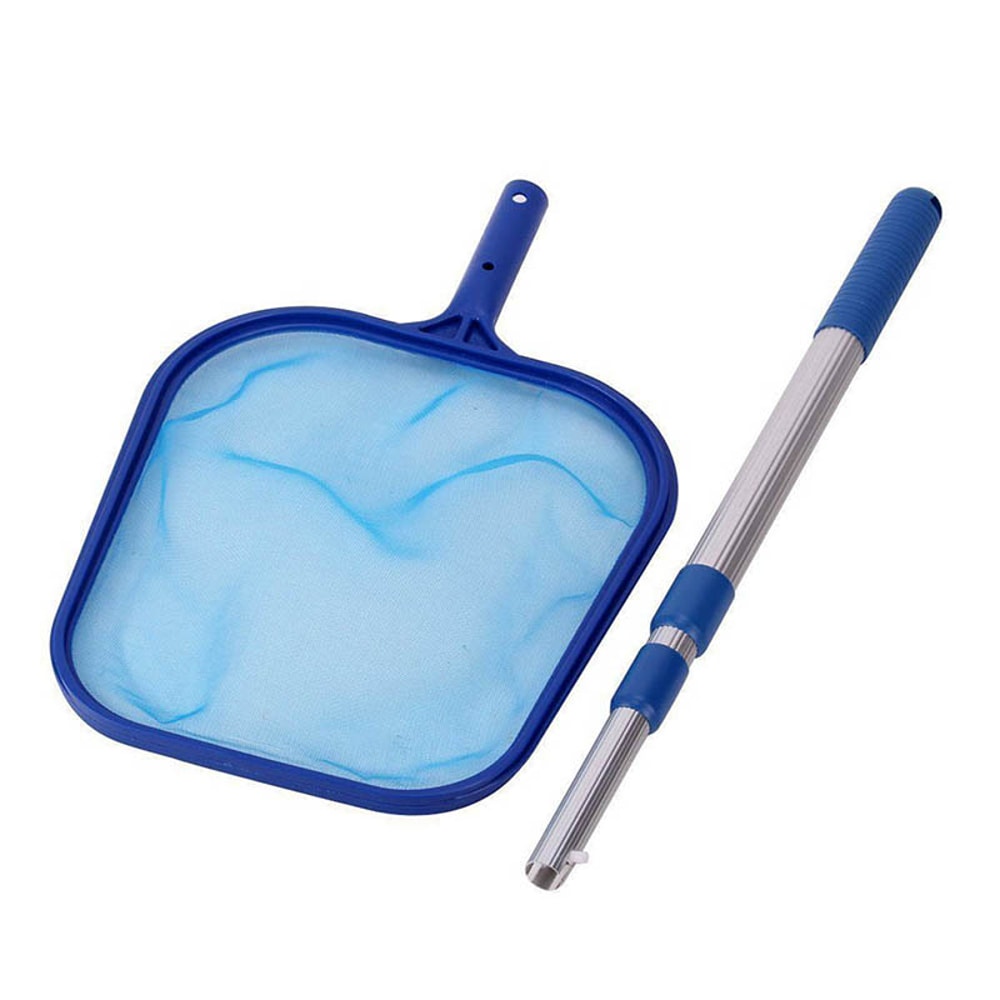 Professional Swimming Pool Leaf Rake with Deep Bag & Skimmer Net Efficient Pool Cleaning Solution