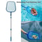 Professional Swimming Pool Leaf Rake with Deep Bag & Skimmer Net Efficient Pool Cleaning Solution