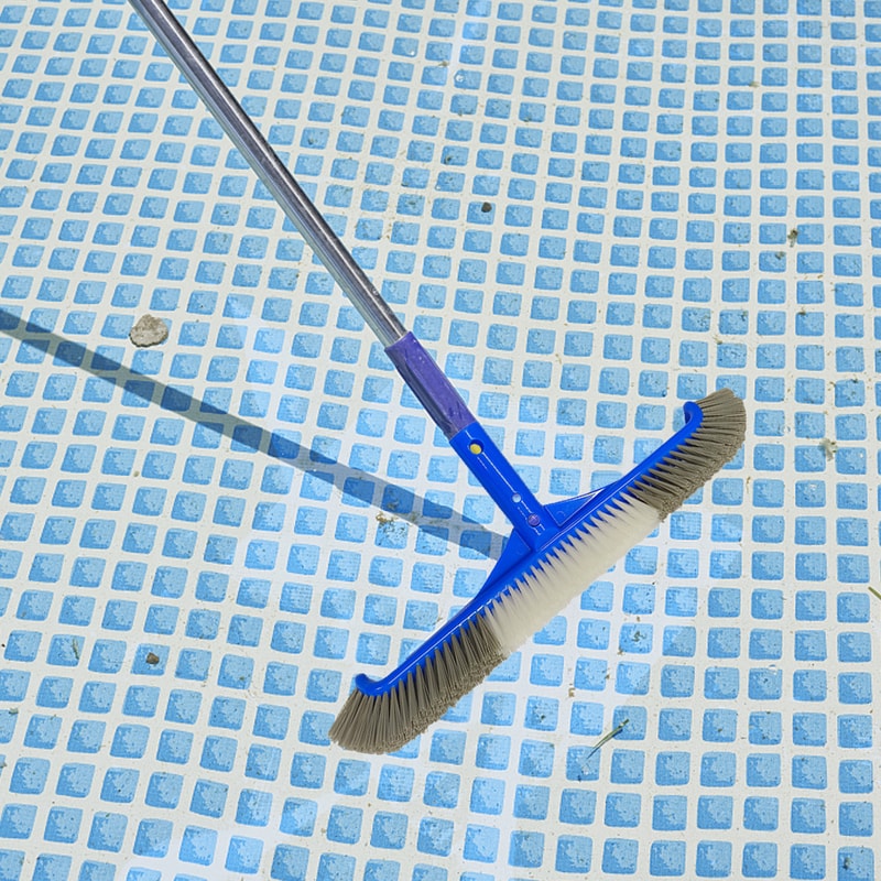 Durable Swimming Pool Brush Algae Remover Pool Cleaning Broom For Floor And Wall Scrubbing 4