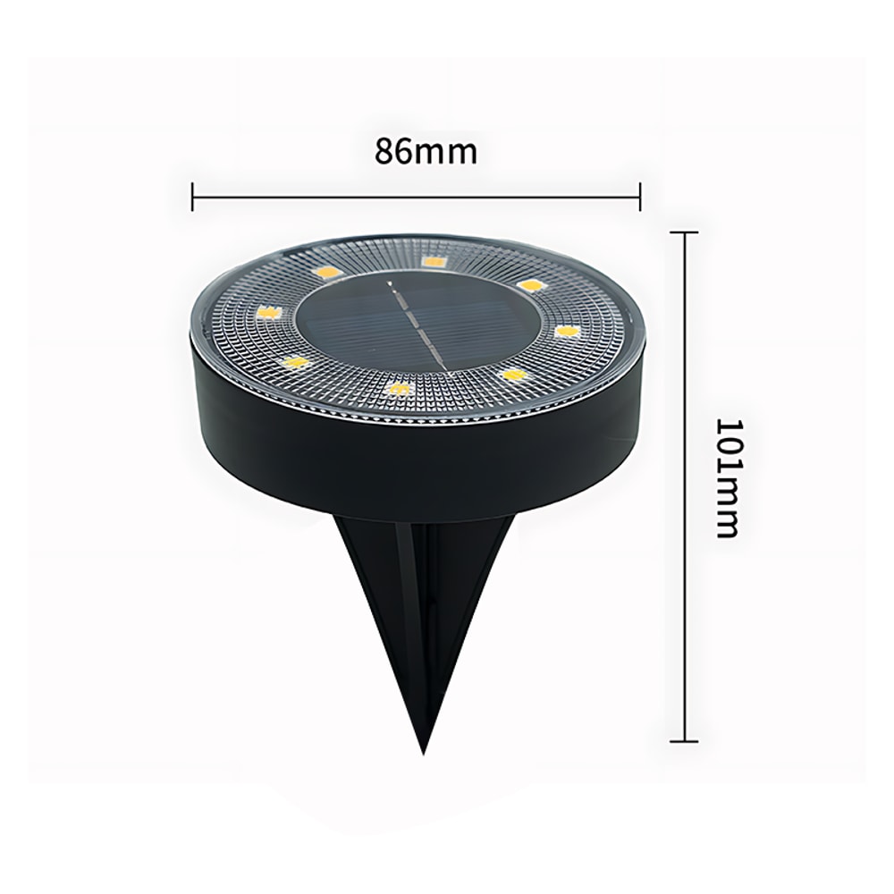 LED Outdoor Solar Pathway Lights Waterproof Solar Garden Deck Lights for Yard, Driveway, Lawn, and Patio Decoration