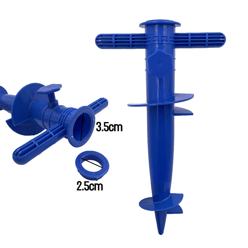 Portable Beach Umbrella Base Plug Insert Secure Ground Anchor For Outdoor Umbrellas 3