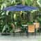 Outdoor Cantilever Umbrella with Easy Tilt Adjustment & UV Protection