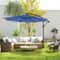 Outdoor Cantilever Umbrella with Easy Tilt Adjustment & UV Protection