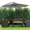 Outdoor Cantilever Umbrella with Easy Tilt Adjustment & UV Protection