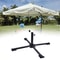 Heavy Duty Portable Umbrella Base Stand for Poles Foldable Sunshade Stand for Beach & Garden Use