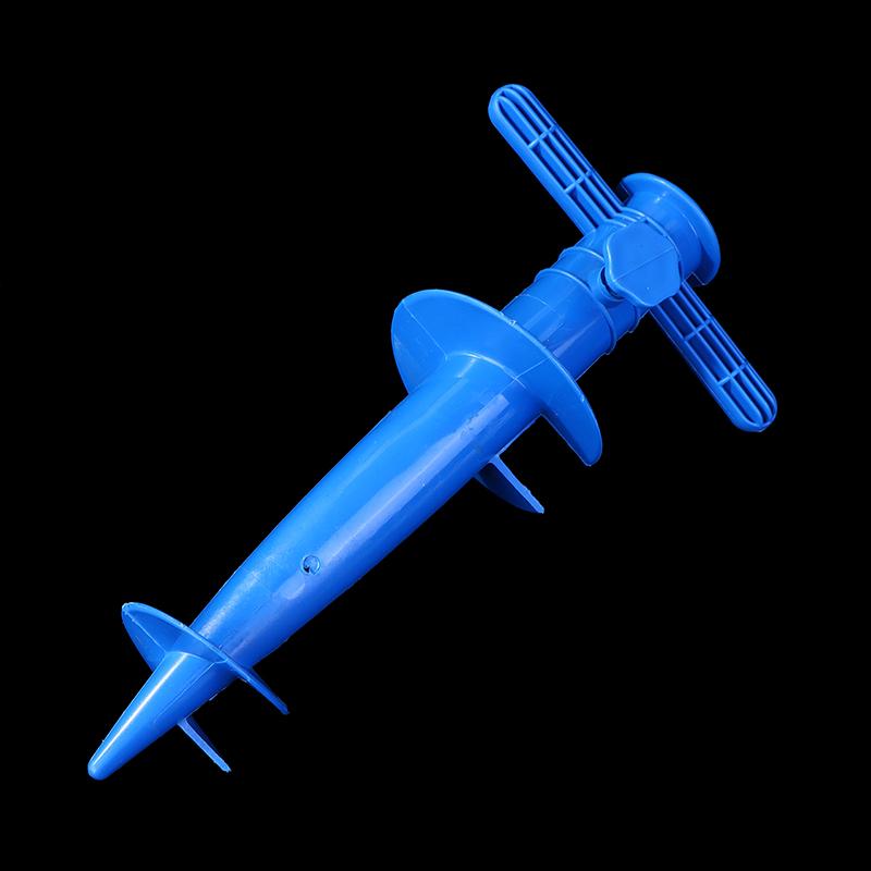 Adjustable Plastic Umbrella Base Anchor Stand For Beach Patio Sand Ground Fixing Spike Holder 6