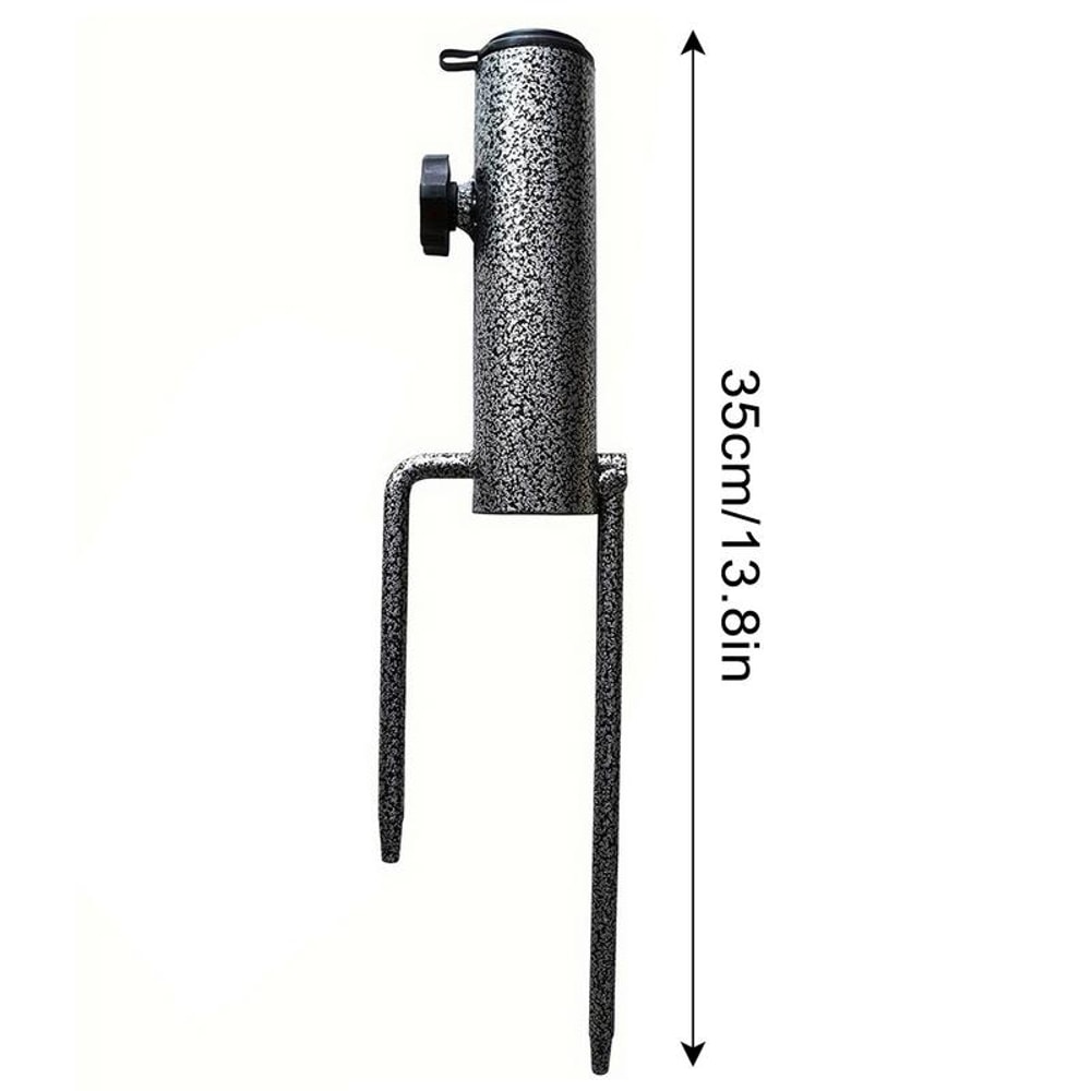 Heavy-Duty Adjustable Patio Umbrella Sand Anchor Outdoor Beach Umbrella Holder for Stability