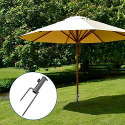 heavy-duty patio umbrella anchor stand for sand adjustable outdoor beach anchor