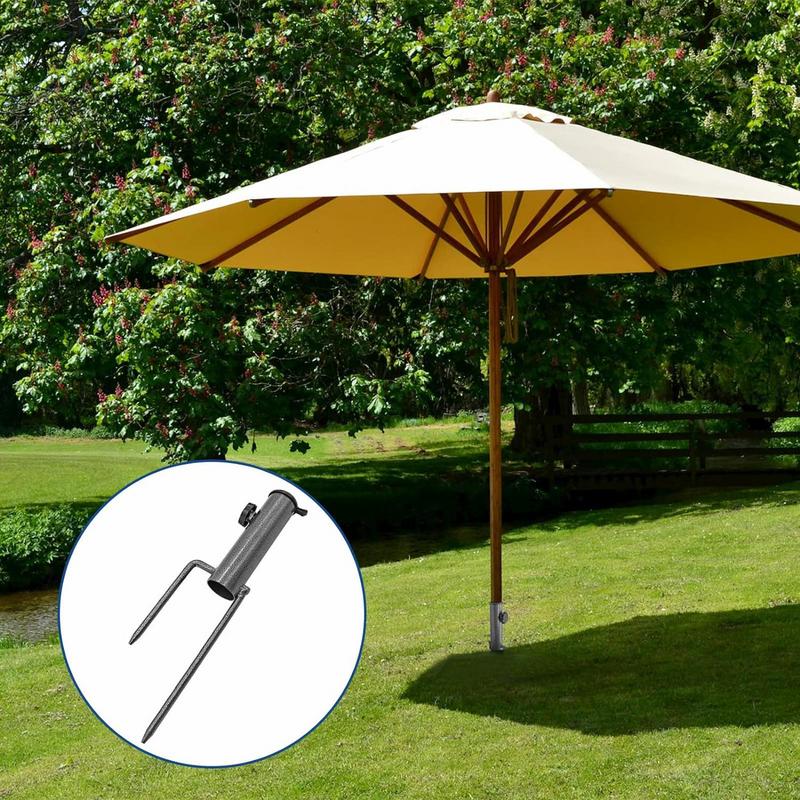 Heavy-Duty Patio Umbrella Anchor Stand for Sand Adjustable Outdoor Beach Anchor