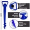 Adjustable Umbrella Base for Patio and Beach Heavy Duty Sand Ground Fixation Tool