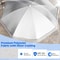 Outdoor Patio Umbrella with Carrying Bag & Push Button Tilt for Garden & Balcony