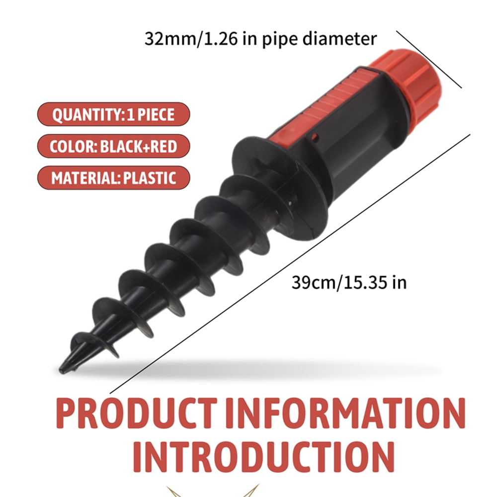 Heavy Duty Beach Umbrella Sand Anchor Outdoor Camping Spiral Stand Holder for Patio & Garden