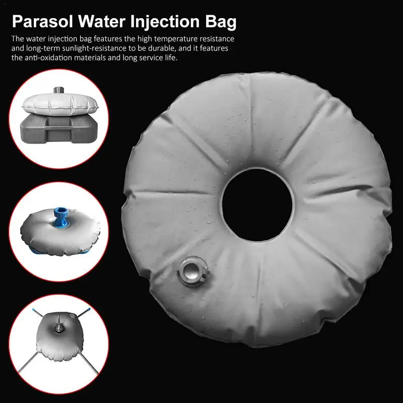 Heavy Duty Umbrella Base Weight Water Bag Ideal for Beach Umbrella Support & Boat Cover Stability
