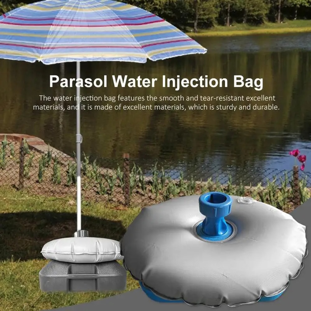 Heavy Duty Umbrella Base Weight Water Bag Ideal for Beach Umbrella Support & Boat Cover Stability