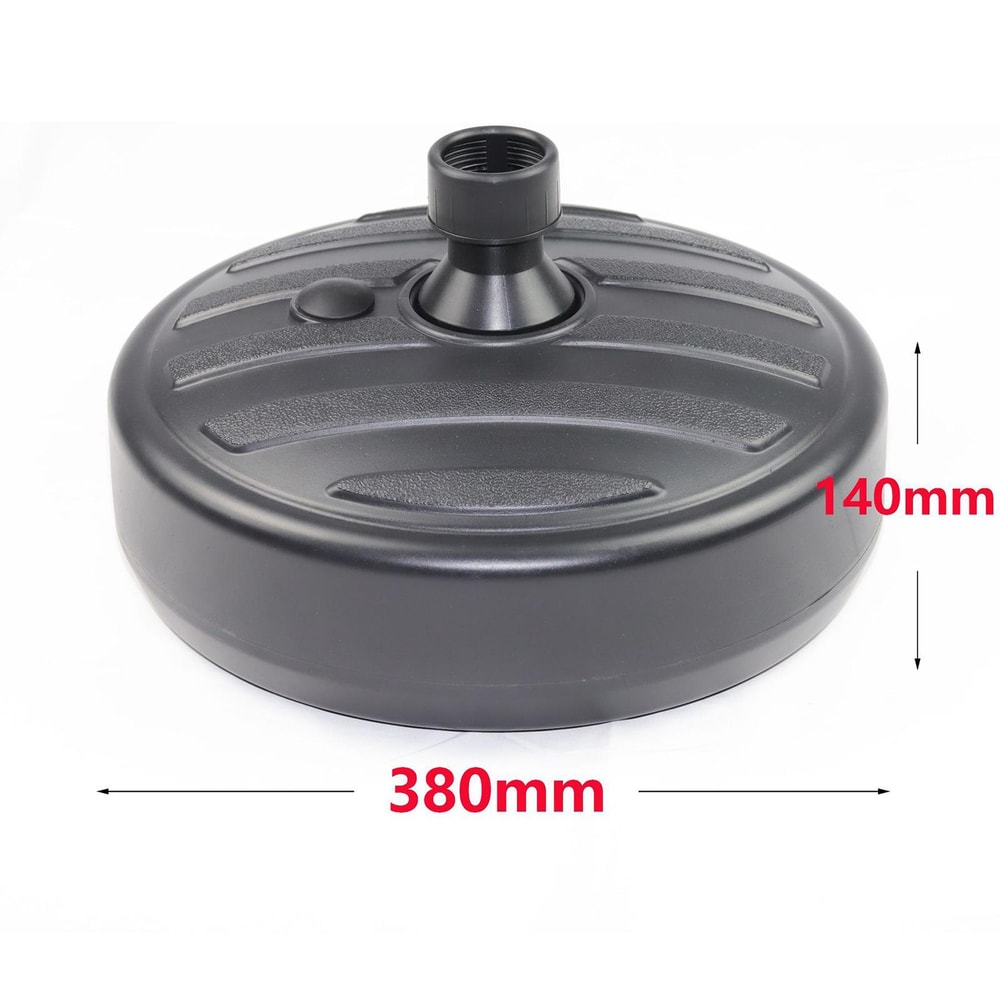 Heavy Duty Sand/Water Filled Umbrella Pole Holder for Outdoor Patio, Yard, Beach & Lawn Parasol Support