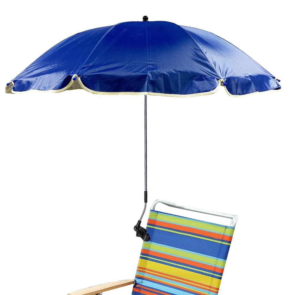 Universal Adjustable Rotary Chair Umbrella For Beach Wheelchair And Camping Chairs Portable Sunshad 1
