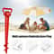 Beach Umbrella Anchor Spiral Screws Secure Your Umbrella with Ease on Sand, Grass, and Terraces
