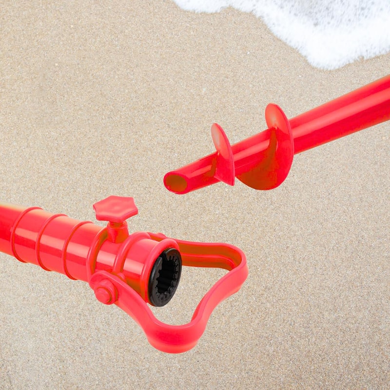 Beach Umbrella Anchor Spiral Screws Secure Your Umbrella with Ease on Sand, Grass, and Terraces