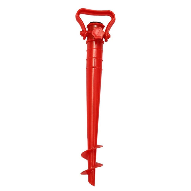 Beach Umbrella Anchor Spiral Screws Secure Your Umbrella with Ease on Sand, Grass, and Terraces