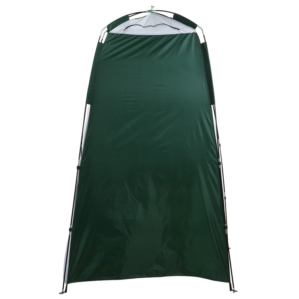 Portable Beach Shower & Toilet Privacy Tent Outdoor Sun & Rain Shelter with Window for Camping