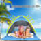 Quick Automatic Beach Tent Sun Shelter Portable Beach Canopy for Camping & Fishing