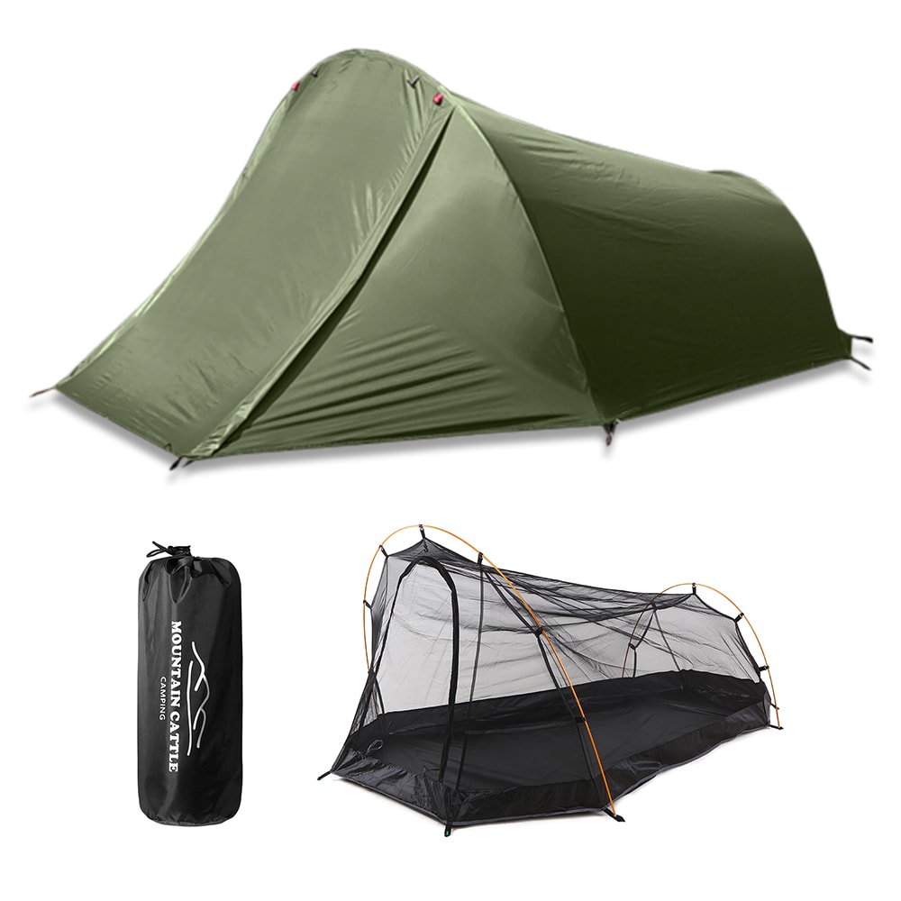 Waterproof Camping Tent Durable Outdoor Shelter for Hiking, Biking, and Beach Adventures