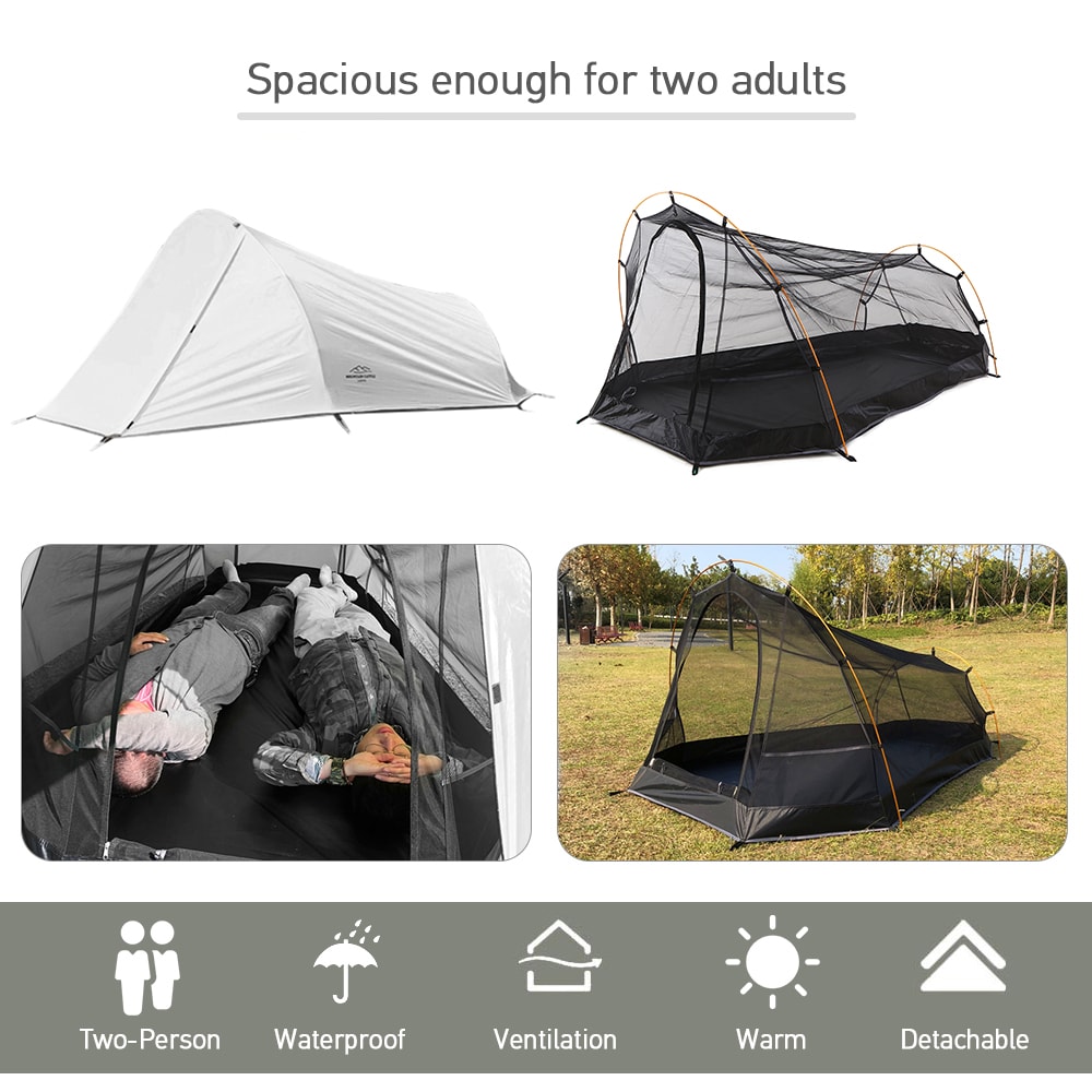 Waterproof Camping Tent Durable Outdoor Shelter for Hiking, Biking, and Beach Adventures