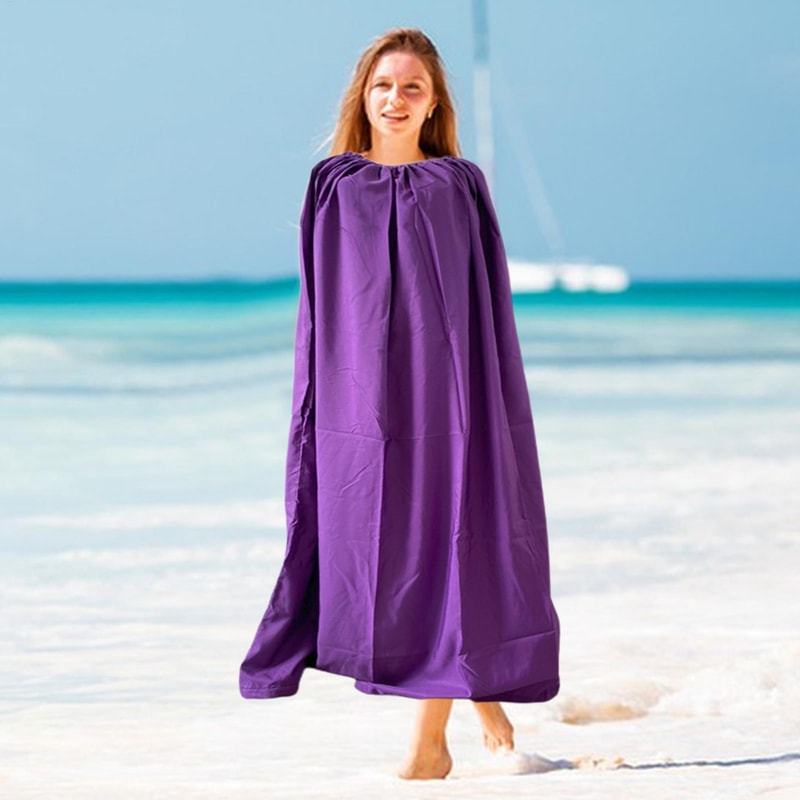 Portable Changing Room Outdoor Beach Dressing Tent with Sun Protection & Quick Setup