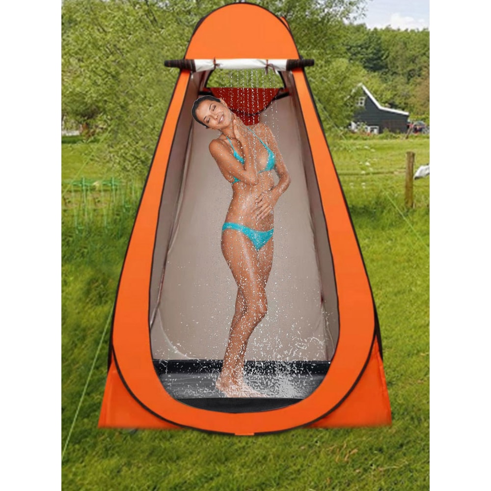 Portable Pop Up Privacy Tent For Outdoor Shower And Toilet Quick Setup Lightweight Foldable With Ca 0