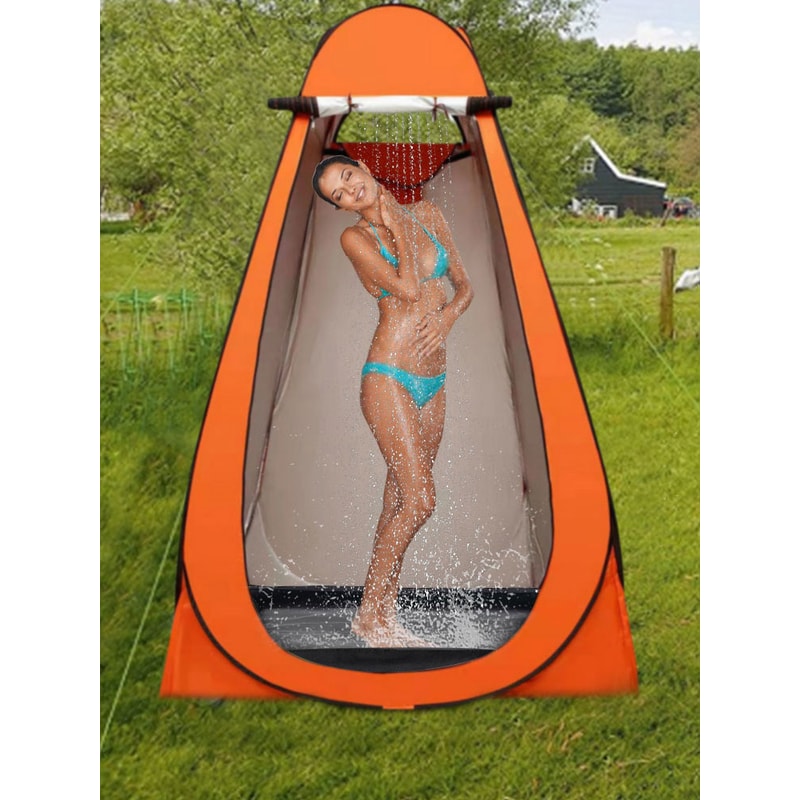 Portable Pop Up Privacy Tent For Outdoor Shower And Toilet Quick Setup Lightweight Foldable With Ca 0