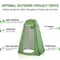 Portable Pop Up Privacy Tent For Outdoor Shower And Toilet Quick Setup Lightweight Foldable With Ca 2