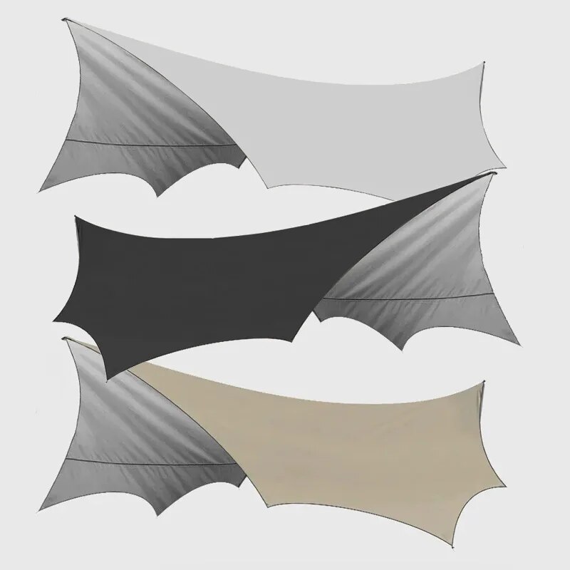 Large Waterproof Octagon Camping Tarp Canopy Outdoor Sun Shelter Beach Shade 3