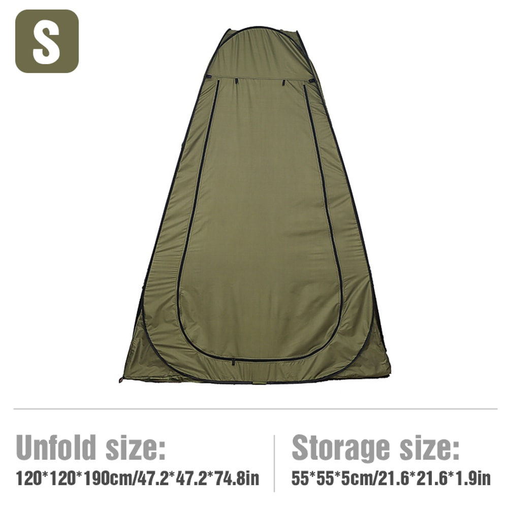 Portable Pop-Up Camping Shower Tent & Privacy Changing Room Shelter Mobile Toilet & Fishing Tent