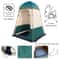 Portable Outdoor Privacy Shower Tent Double-Layer Sun Shelter for Camping, Hiking, Fishing, and More