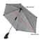 Adjustable Clamp-on Umbrella for Beach Chair, Stroller, & Wheelchair Multi-functional Shade Solution
